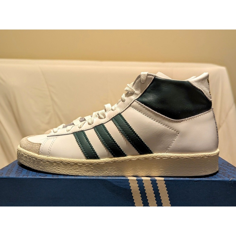 Adidas Jabbar Hi White Collegiate Green‎ Off White Men 8